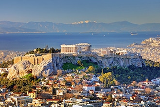 Vista di Atene dal monte Licabetto
