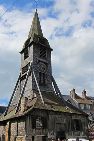 Honfleur in Normandia, chiesa in legno di Santa Caterina