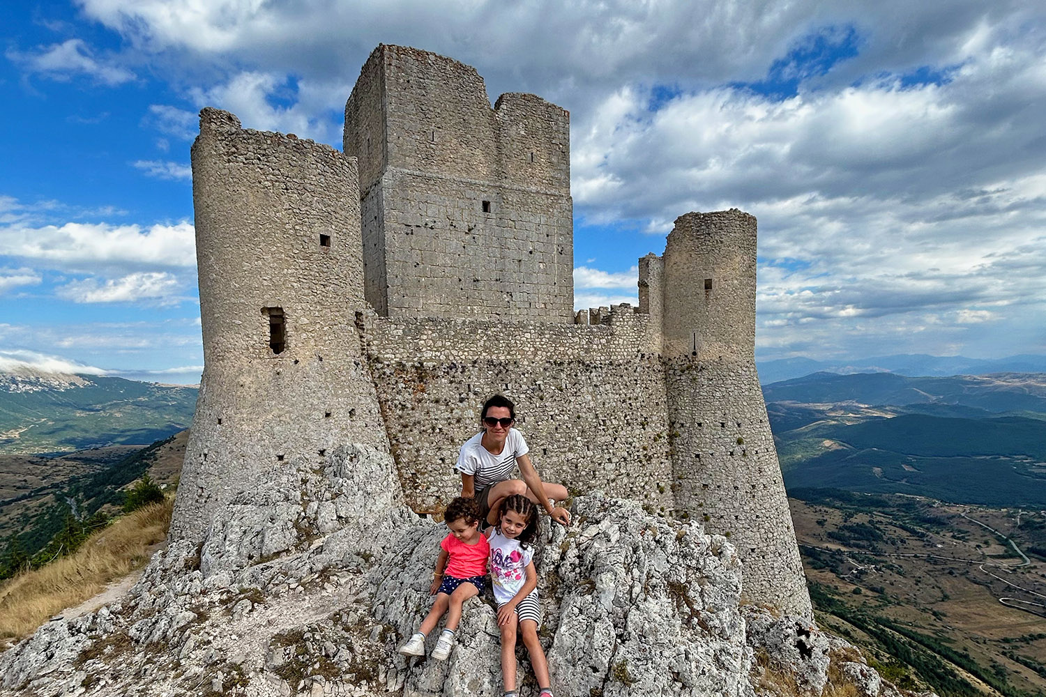 Rocca Calascio con i bambini