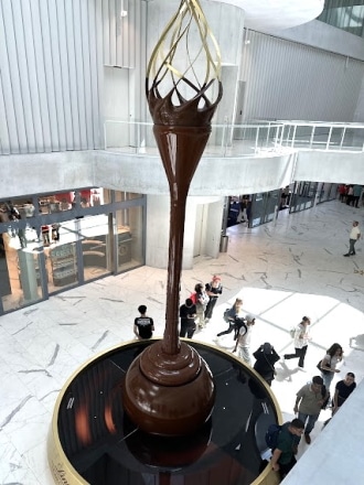 La fontana di cioccolato Museo Lindt