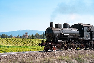 Ferrovia Pedemontana, treno storico