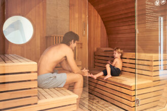 Piscine termali Theia, sauna