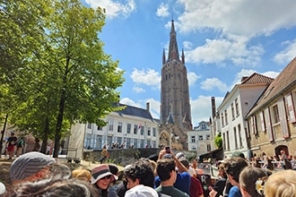 Bruges, gita tra i canali in battello