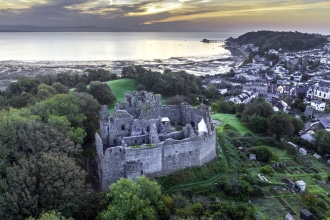 Oystermouth castle