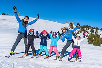 Scuola sci bimbi in Alpe Cimbra