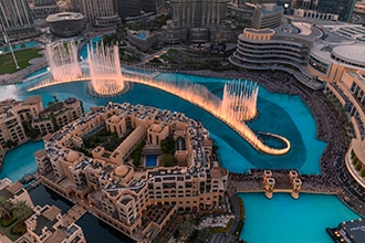 Downtown a Dubai, fontane danzanti