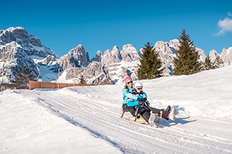 pista da Slittino Pradel in Paganella