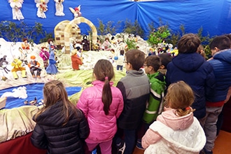 Mostra presepi per bambini.