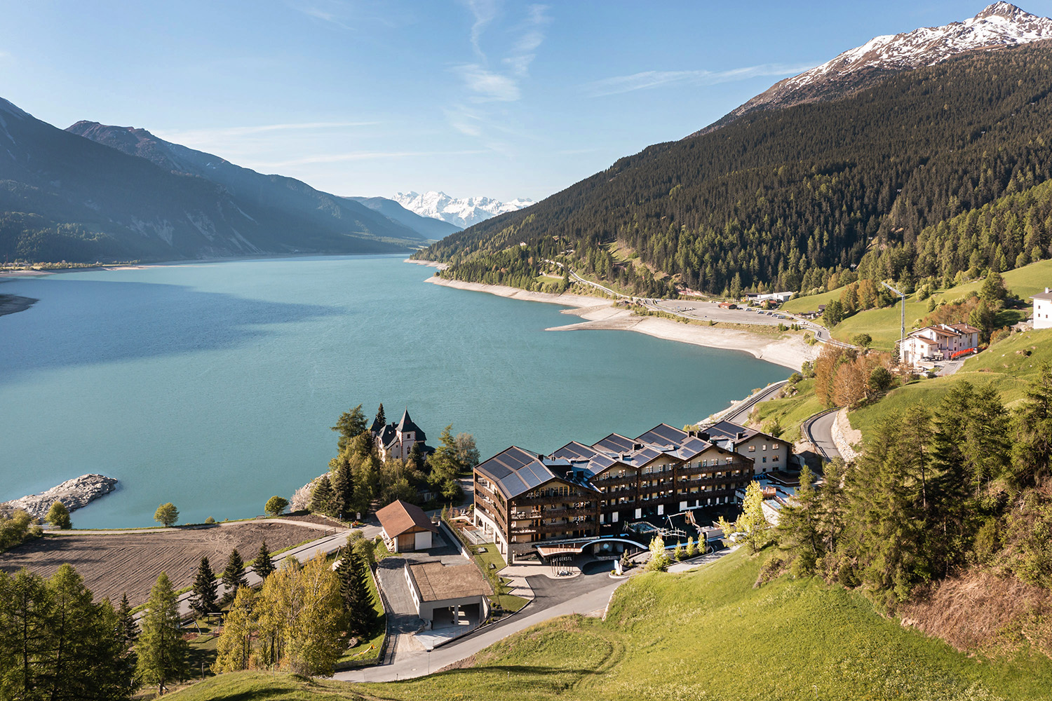 DAS GERSTL Family Retreat panoramica sul Lago di Resia