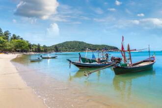 Barche da pesca a Samui