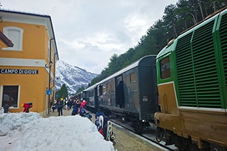 Transiberiana d'italia, la Ferrovia dei Parchi in Abruzzo, Campo di Giove