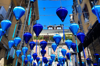 Lanterne blu, Chinatown Milano