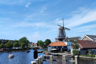 Vista del Molen de Adriaan, Haarlem