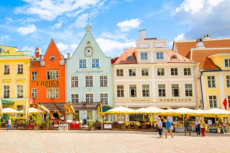 Estonia, Tallinn, Piazza del Municipio