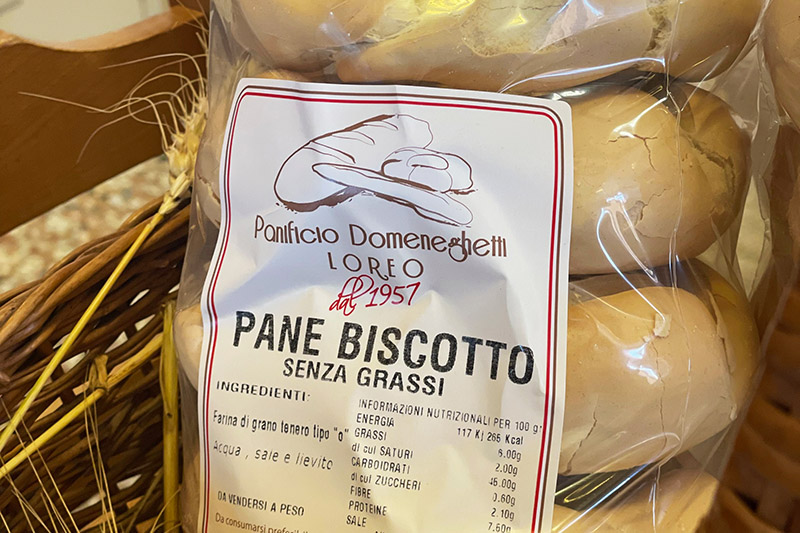 Sagra del pane di Loreo, pane biscotto