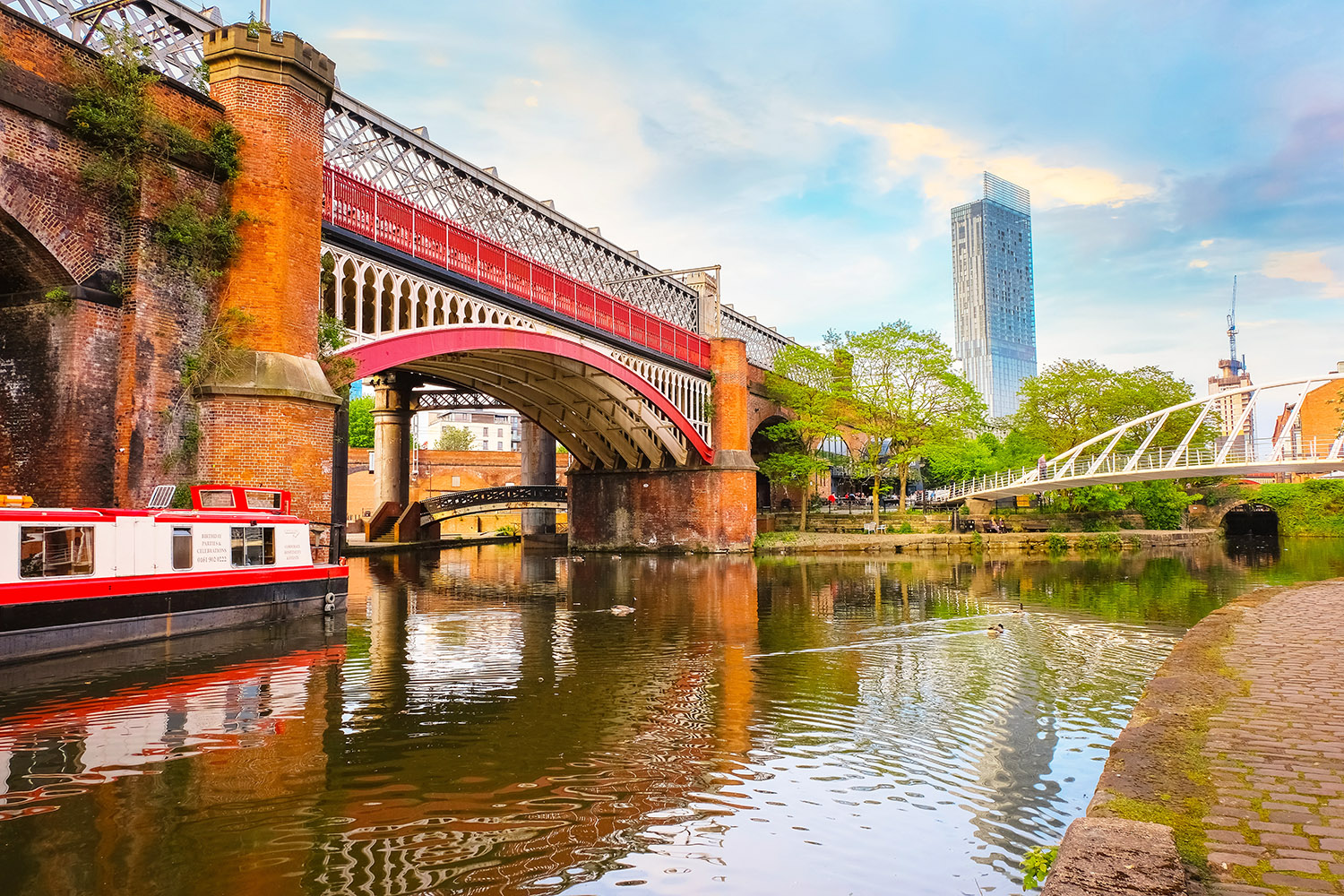 Quartiere Castlefield da visitare a Manchester con i bambini