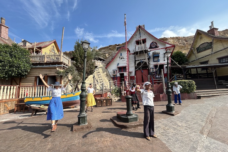 Spettacolo al Popeye Village di Malta