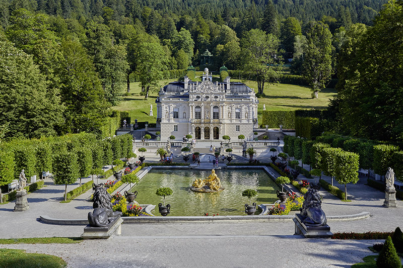 Castello Linderhof in Baviera.