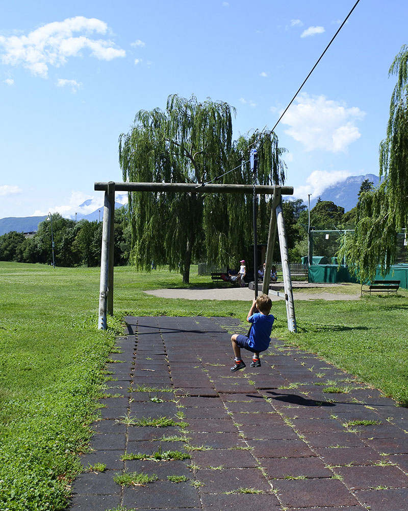 Prati del Talvera con i bambini