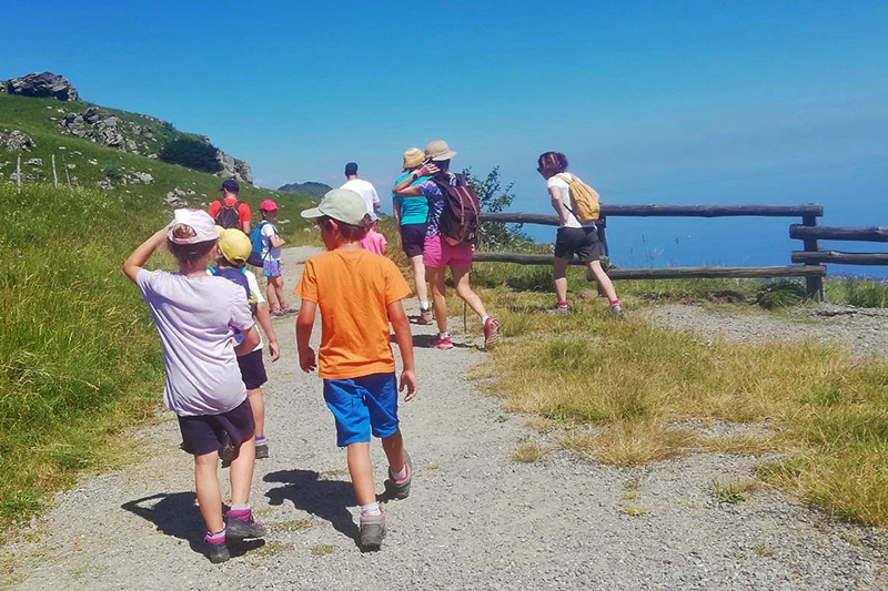 Parco del Beigua con bambini