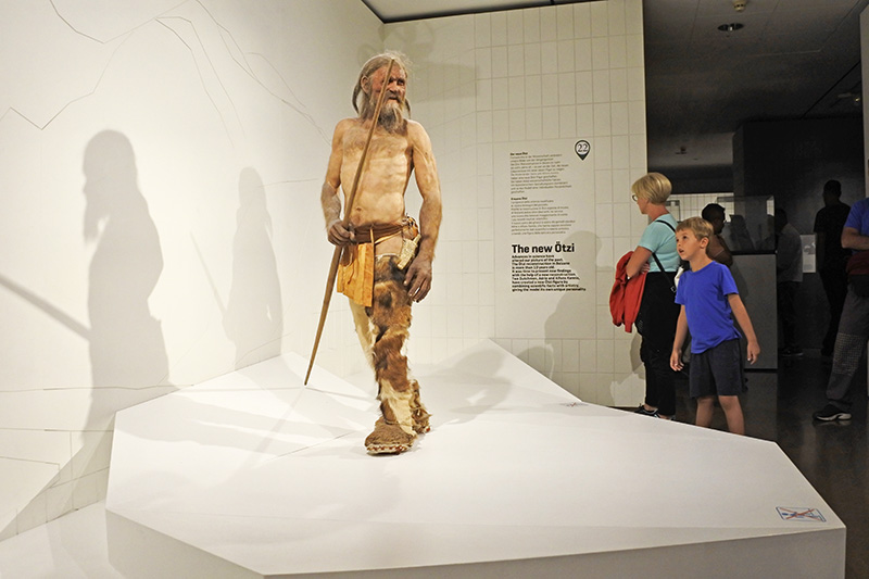 Al Museo Archeologico di Bolzano con i bambini, Otzi