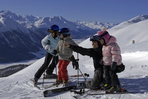Engadina St Moritz, vacanza neve con i bambini